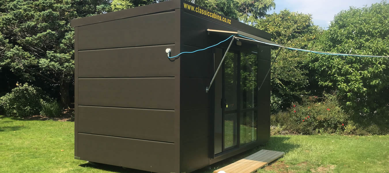 Rental Cabin For Home Office By Classic Cabins In Nelson NZ